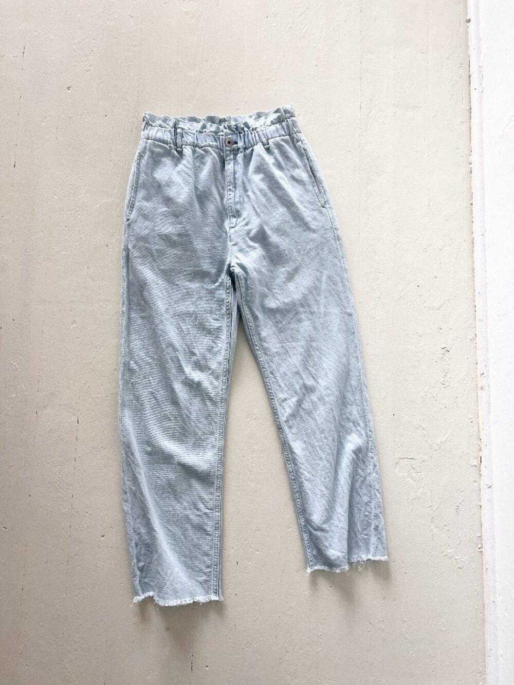 Rag and Bone paper bag high waisted jeans